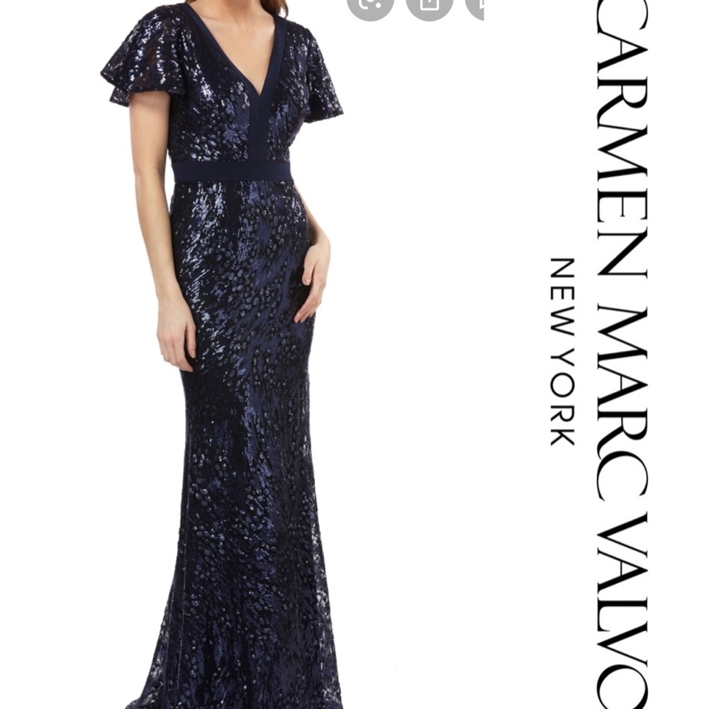 🥂CARMEN MARC VALVO INFUSION evening gown